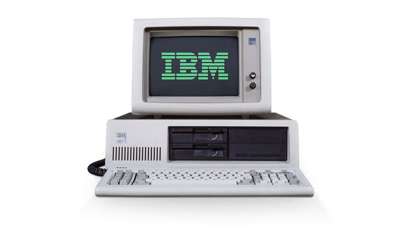 Primeiro computador pessoal da IBM, o IBM PC de 1981
